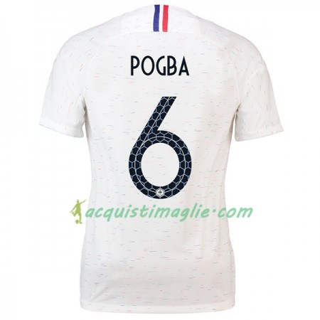 Divisa di Calcio Francia Pogba 6 Donna Trasferta Mondiali 2018